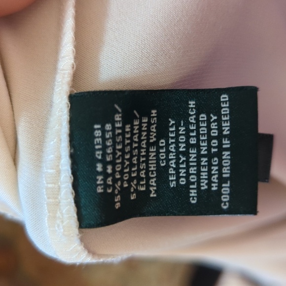 Lauren Ralph Lauren Black + white striped off-shoulder dress women's size 6 - Picture 5 of 5